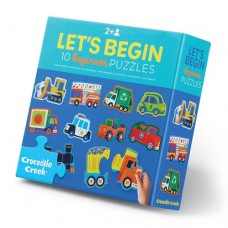 Let's Begin Puzzle 2 pc - Vehicles - Crocodile Creek